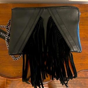 Steve Madden cross body bag with fringe